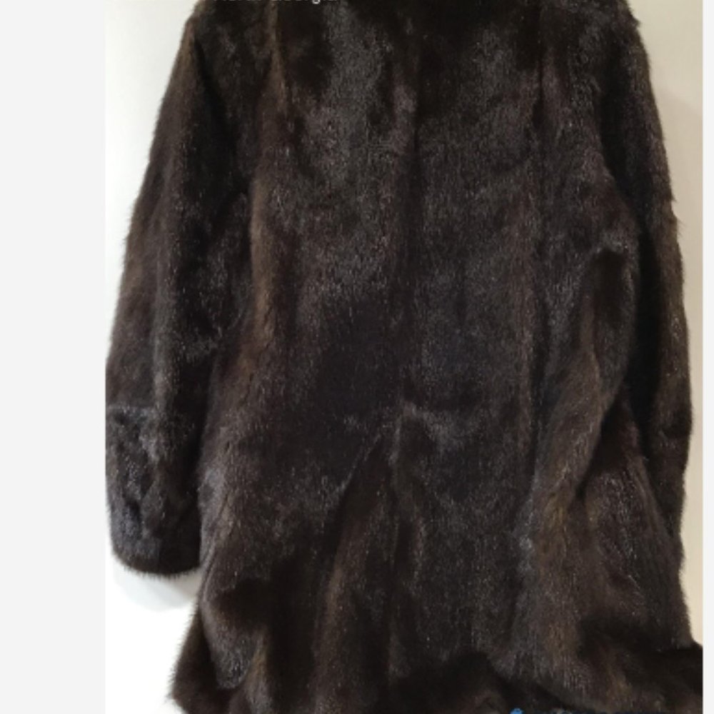 Dark Brown Mink Stoller (Size 12) - Picture 4 of 8